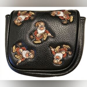 PRG Disney Golf Putter Head Cover Grumpy Black Mallet Magnetic Like New 7 Dwarfs